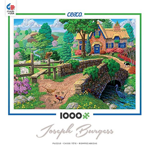 Fence Steps Cottage 1000 Piece Puzzle