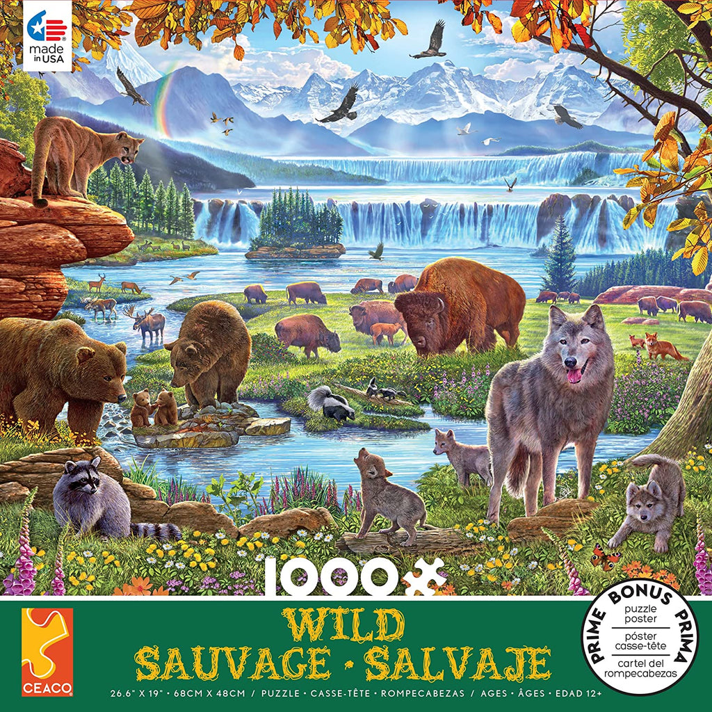 North American Wildlife 1000 Piece Puzzle