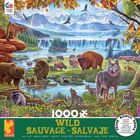 North American Wildlife 1000 Piece Puzzle