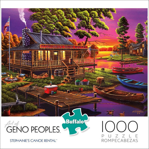 Stephanie's Canoe Rental 1000 Piece Puzzle