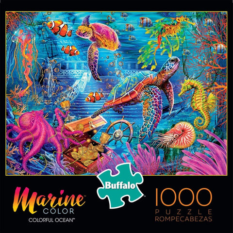 Colorful Ocean 1000 Piece Puzzle