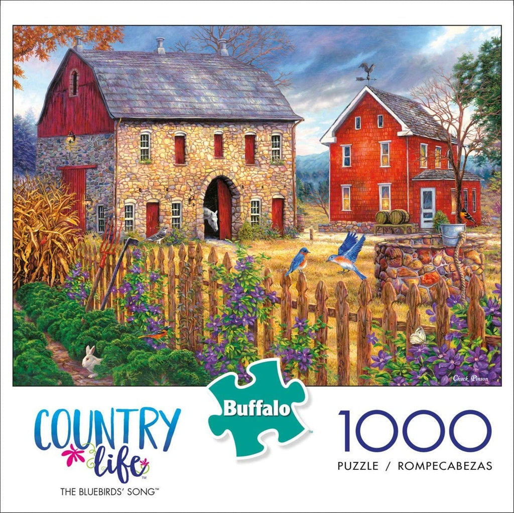 Bluebirds' Song 1000 Piece Puzzle