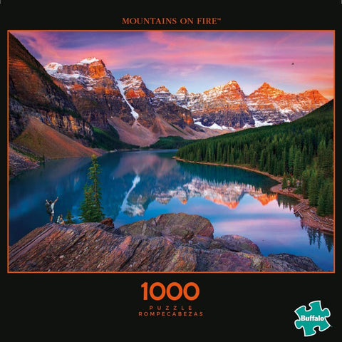 Mountains On Fire 1000 Piece Puzzle