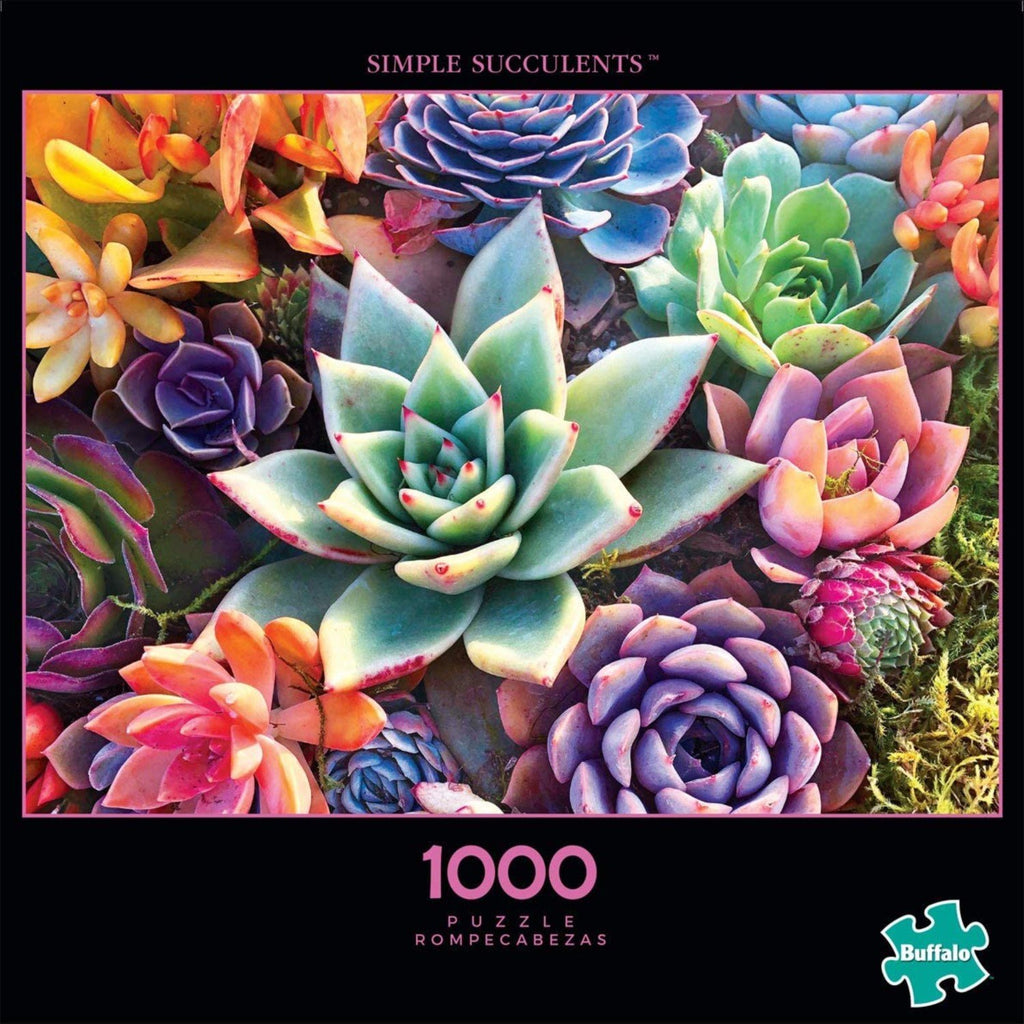Simple Succulents 1000 Piece Puzzle