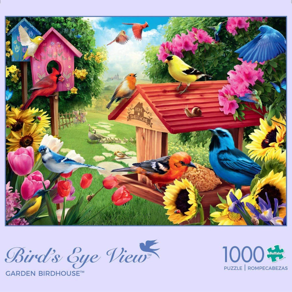 Garden Birdhouse 1000 Piece Puzzle