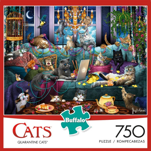 Quarantine Cats 750 Piece Puzzle