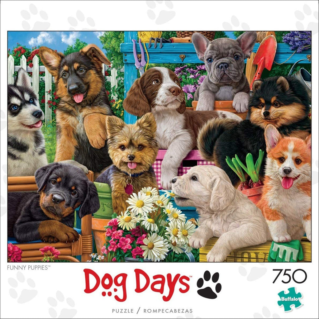 Funny Puppies 750 Piece Puzzle