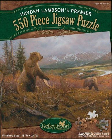 Grizzly Remains 550 Piece Puzzle