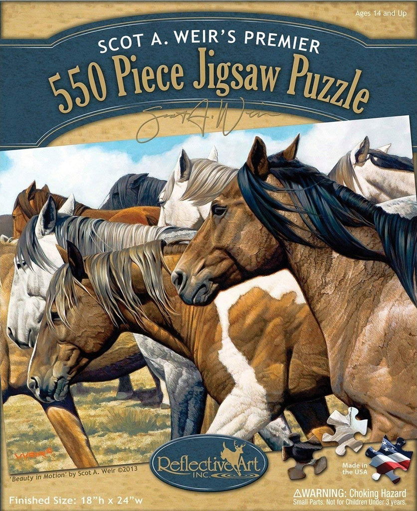 Beauty in Motion 550 Piece Puzzle