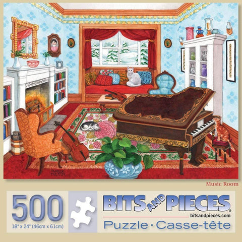 Music Room by Parker Fulton 500 Piece Puzzle