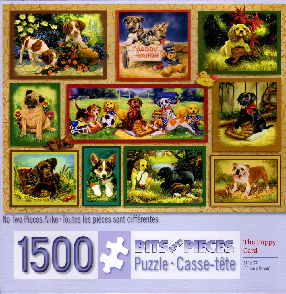 Puppy Card 1500 Piece Puzzle