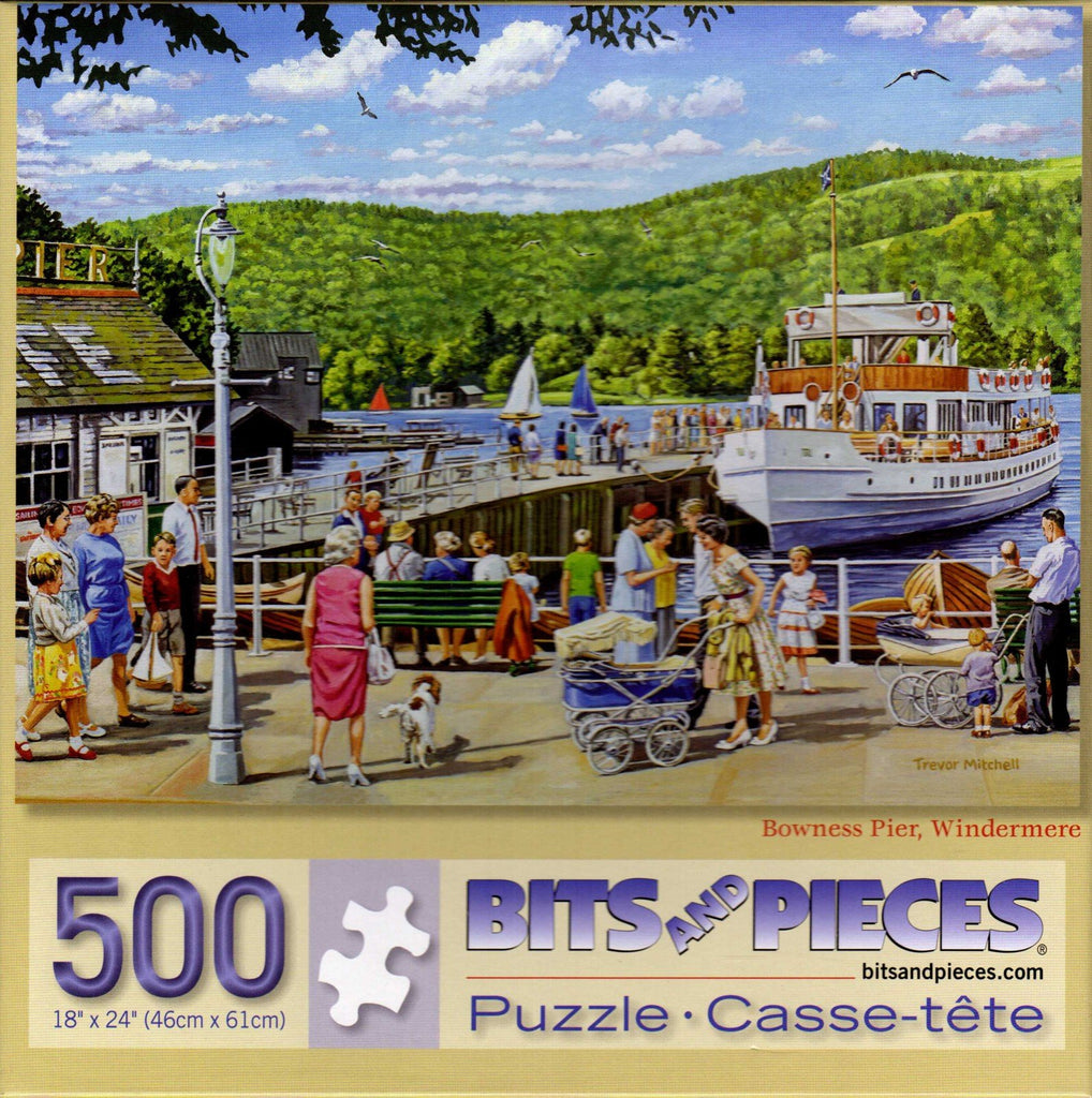 Bowness Pier Windermere 500 Piece Puzzle