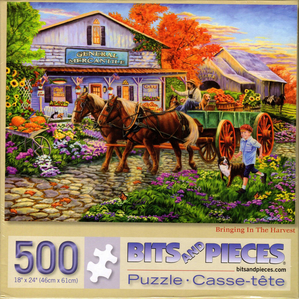 Bringing in the Harvest 500 Piece Puzzle