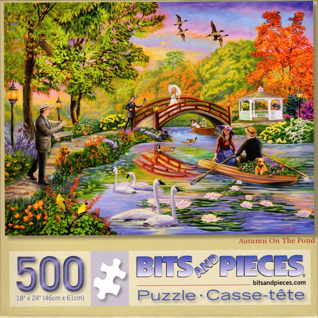 Autumn on the Pond 500 Piece Puzzle