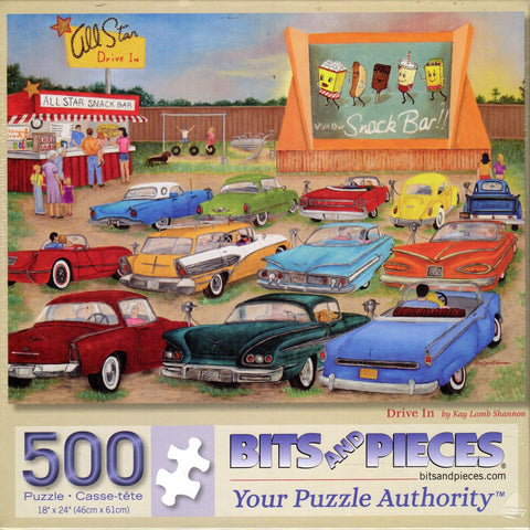 Drive In by Kay Lamb Shannon 500 Piece Puzzle