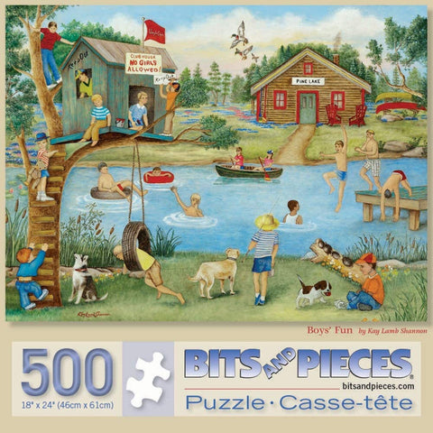 Boys' Fun by Kay Lamb Shannon 500 Piece Puzzle