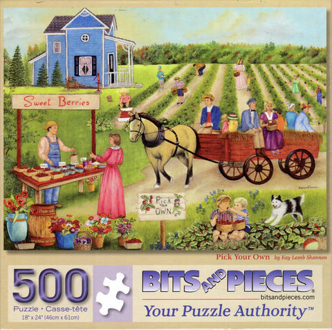 Pick Your Own by Kay Lamb Shannon 500 Piece Puzzle