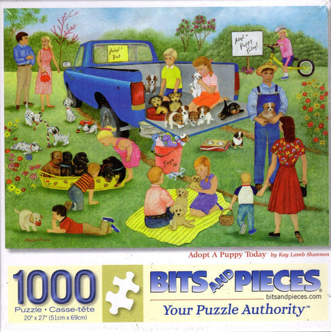 Adopt a Puppy Today 1000 Piece Puzzle