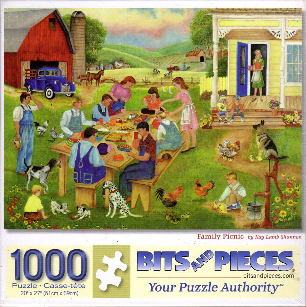 Family Picnic 1000 Piece Puzzle