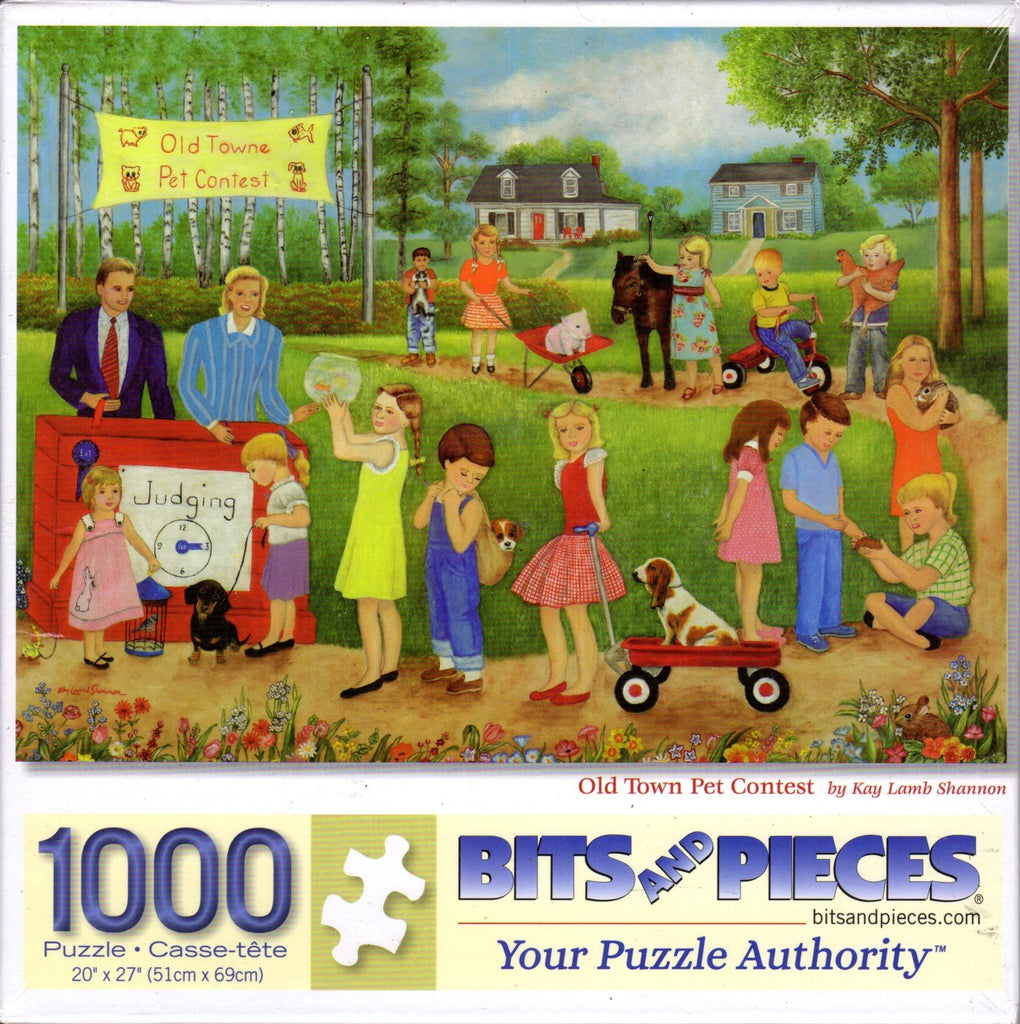 Old Town Pet Contest 1000 Piece Puzzle