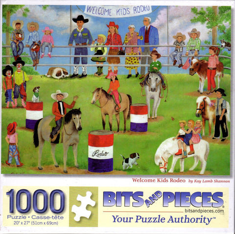 Welcome Kids Rodeo 1000 Piece Puzzle