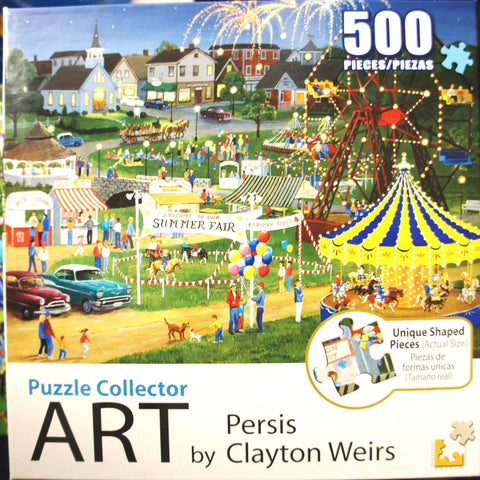 Puzzle Collector Art 1000 Piece Puzzle - Country Fair