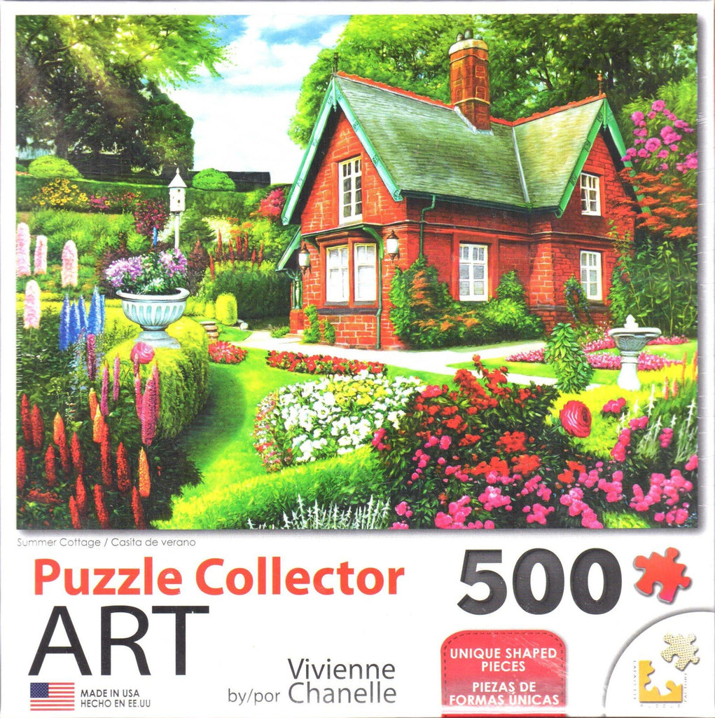 Puzzle Collector Art 500 Piece Puzzle - Summer Cottage