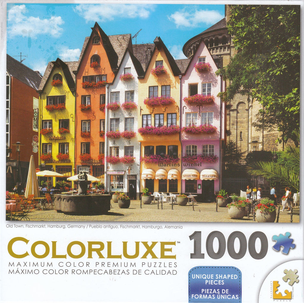 Colorluxe 1000 Piece Puzzle - Old Town Fischmarkt Hamburg