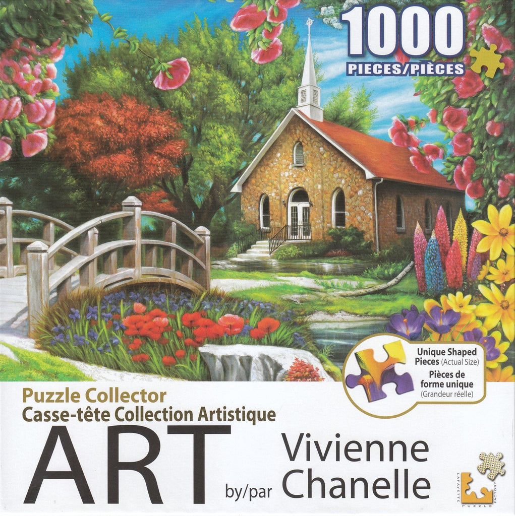 Puzzle Collector Art 1000 Piece Puzzle - Serenity Church