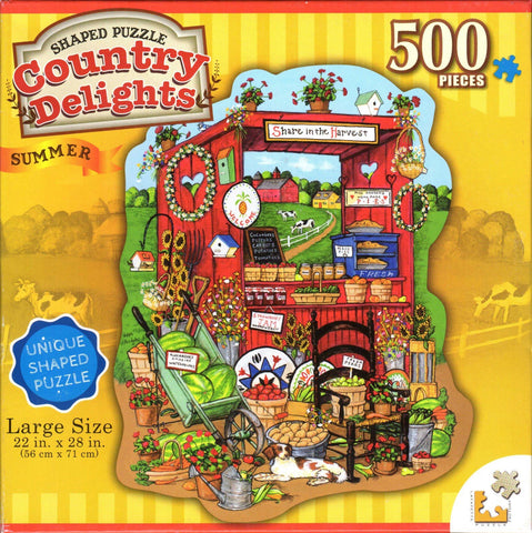 Country Delights: Summer 500 Piece Puzzle