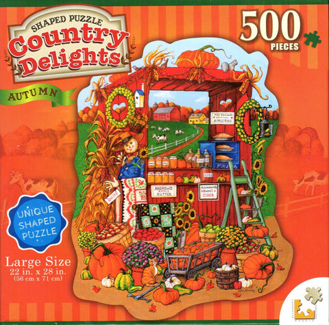 Country Delights: Autumn 500 Piece Puzzle