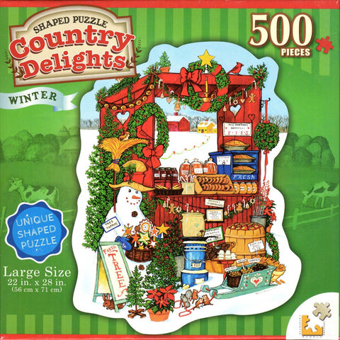 Country Delights: Winter 500 Piece Puzzle