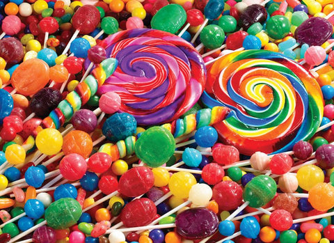 Colorluxe 500 Piece Puzzle - Candy Fun
