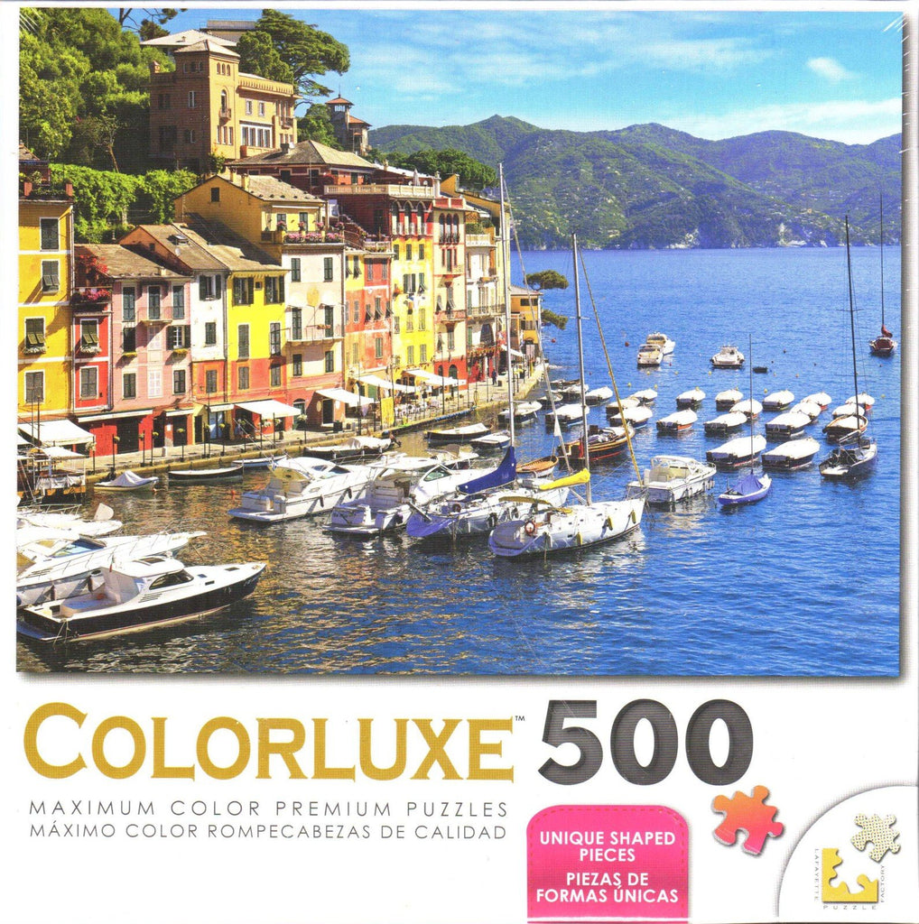 Colorluxe 500 Piece Puzzle - Harbor Rivera di Levante
