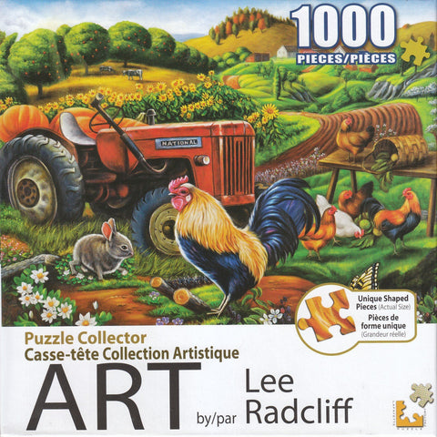 Puzzle Collector Art 1000 Piece Puzzle - On the Farm