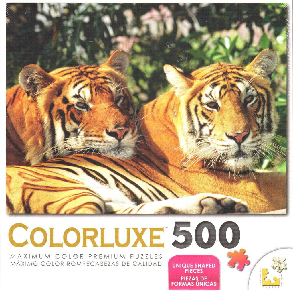 Colorluxe 500 Piece Puzzle - Asian Bengal Tigers