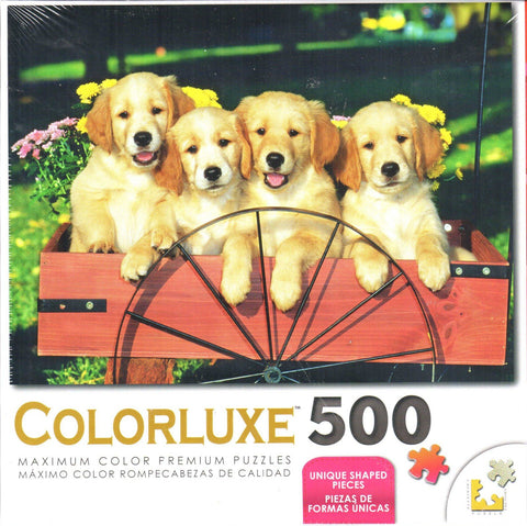 Colorluxe 500 Piece Puzzle - Labrador Puppies