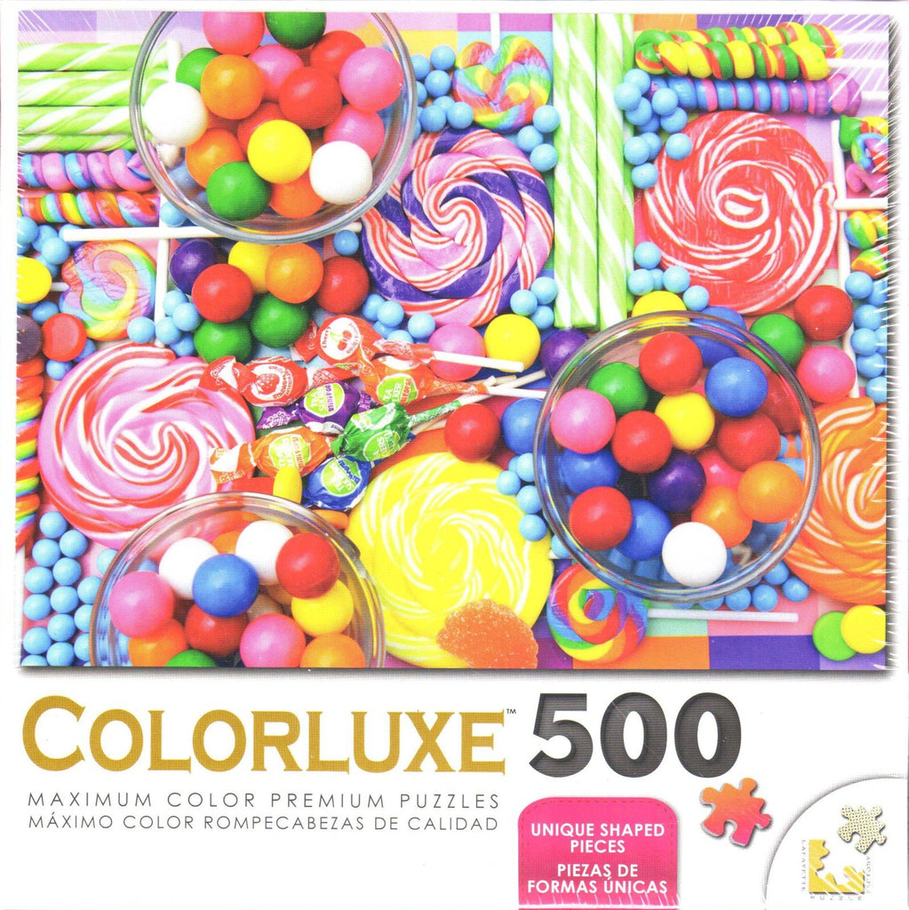 Colorluxe 500 Piece Puzzle - Colorful Candies