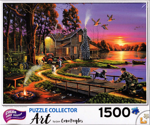 Puzzle Collector Art 1500 Piece Puzzle - An Early Surprise
