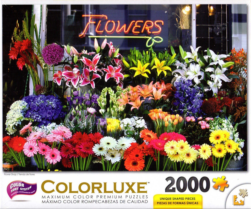 Colorluxe 2000 Piece Puzzle - Flower Shop