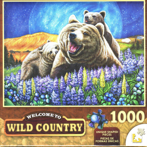 Wild Country 1000 Piece Puzzle - Blueberry Bears