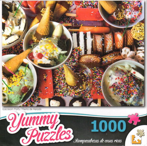 Yummy Puzzles - Icecream Party 1000 Piece Puzzle