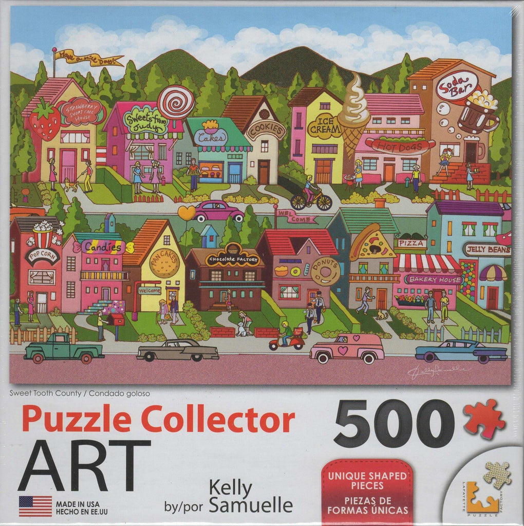 Puzzle Collector Art 500 Piece Puzzle - Sweet Tooth County