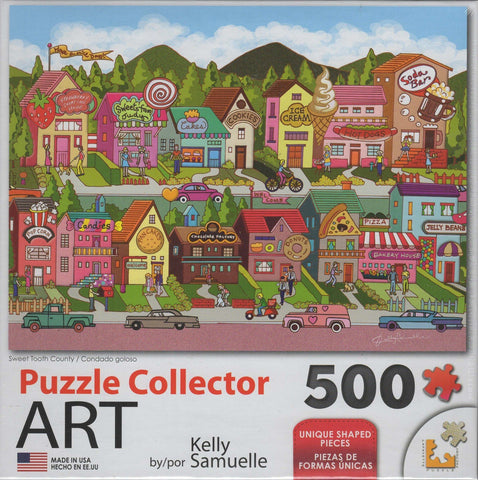 Puzzle Collector Art 500 Piece Puzzle - Sweet Tooth County