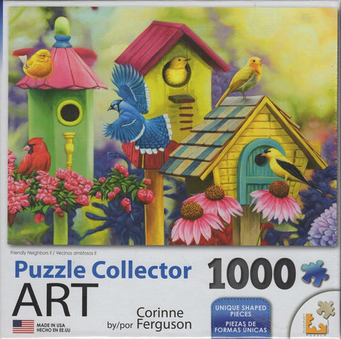 Puzzle Collector Art 1000 Piece Puzzle - Friendly Neighbors II