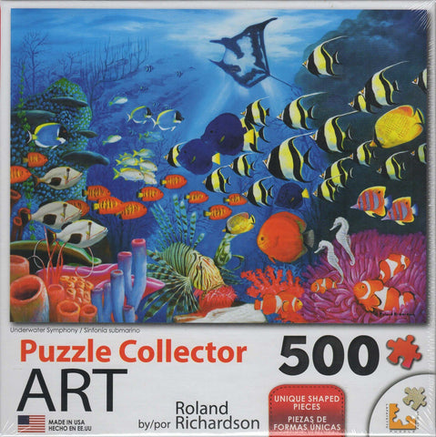 Puzzle Collector Art 500 Piece Puzzle - Underwater Symphony 500 Piece Puzzle