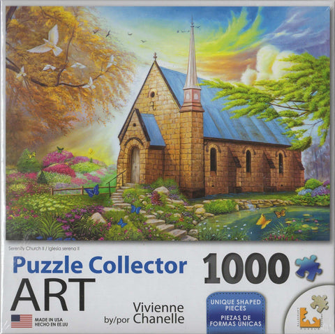Puzzle Collector Art 1000 Piece Puzzle - Serenity Church II