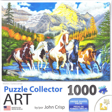 Puzzle Collector Art 1000 Piece Puzzle - Wild Run