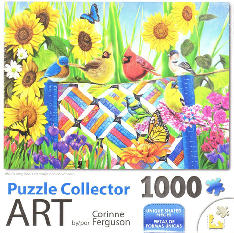 Puzzle Collector Art 1000 Piece Puzzle - Quilting Bee