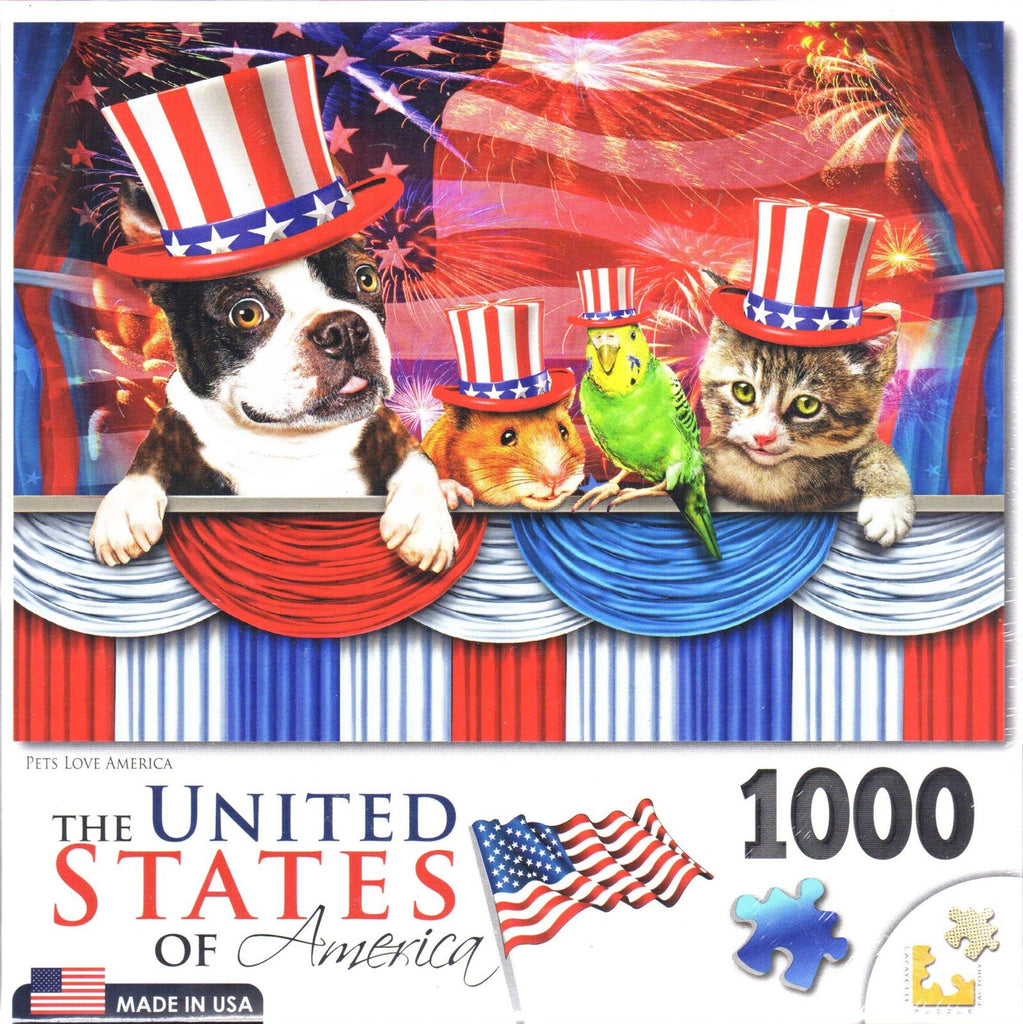 USA 1000 - Pets Love America Puzzle